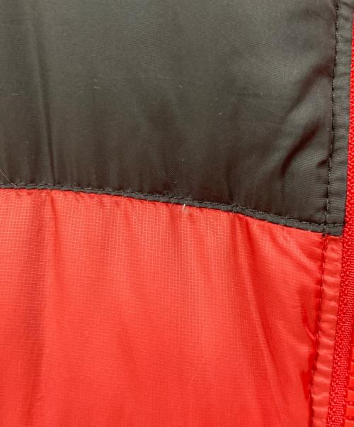 THE NORTH FACE（ザ ノース フェイス）THE NORTH FACE (ザ ノース フェイス) NUPTSE3 DOWN JACKET レッド×ブラック サイズ:Mの古着・服飾アイテム