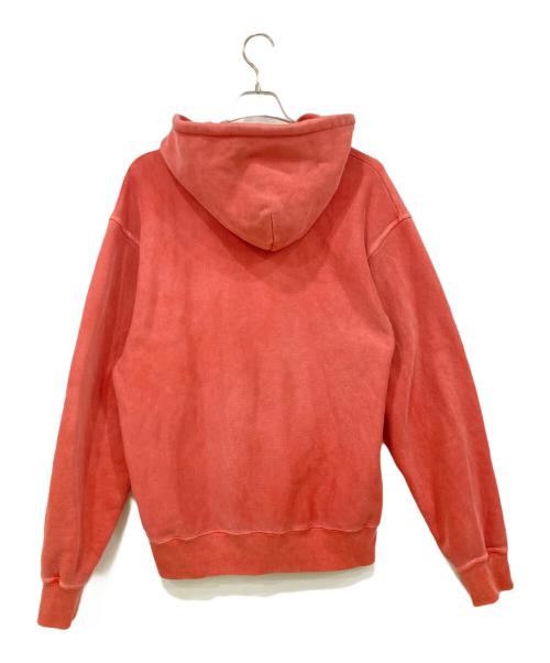 stussy（ステューシー）stussy (ステューシー) SMOOTH STOCK ZIP HOODIE PIGMENT DYED ピンク サイズ:Lの古着・服飾アイテム