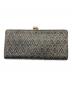 ANNA SUI (アナスイ) 長財布 ブラック×ゴールド：5000円