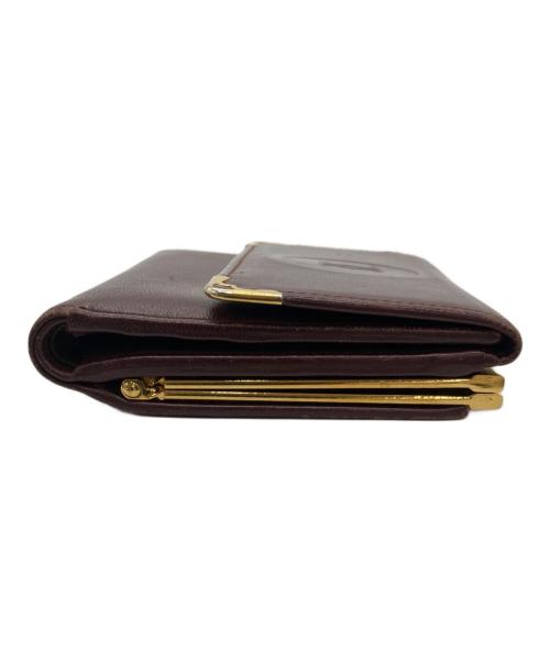 Cartier（カルティエ）Cartier (カルティエ) 3つ折り財布 ボルドーの古着・服飾アイテム