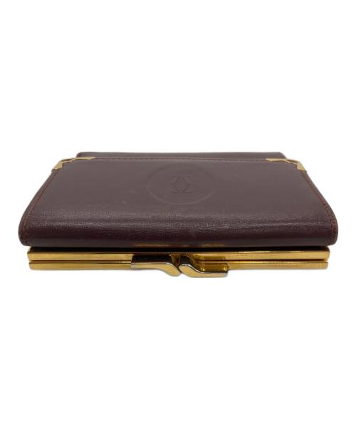 Cartier（カルティエ）Cartier (カルティエ) 3つ折り財布 ボルドーの古着・服飾アイテム