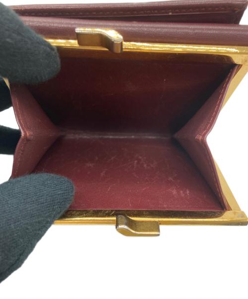 Cartier（カルティエ）Cartier (カルティエ) 3つ折り財布 ボルドーの古着・服飾アイテム