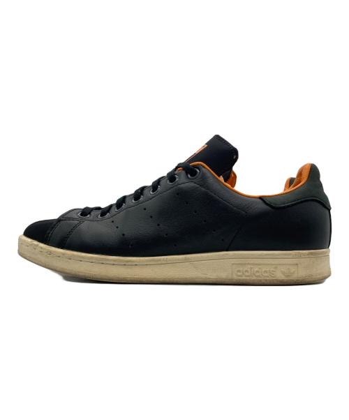 adidas（アディダス）adidas (アディダス) PORTER (ポーター) STAN SMITH PORTER ブラック×オレンジ サイズ:25の古着・服飾アイテム