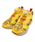 REEBOKリーボック）の古着「ポンプヒューリー」｜イエロー×レッド