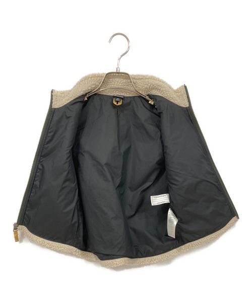 Patagonia（パタゴニア）Patagonia (パタゴニア) ボアベスト ベージュ×グリーン サイズ:XSの古着・服飾アイテム