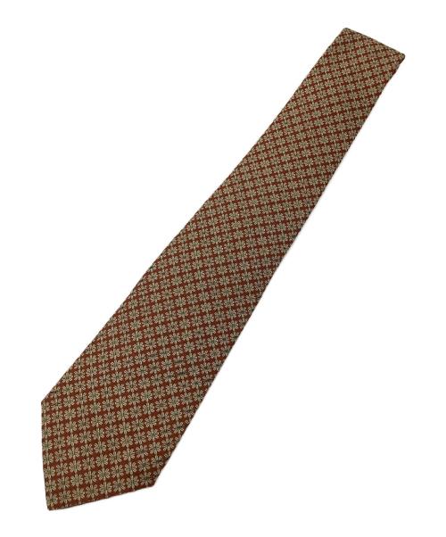 HERMES（エルメス）HERMES (エルメス) ネクタイ ブラウン サイズ:-の古着・服飾アイテム