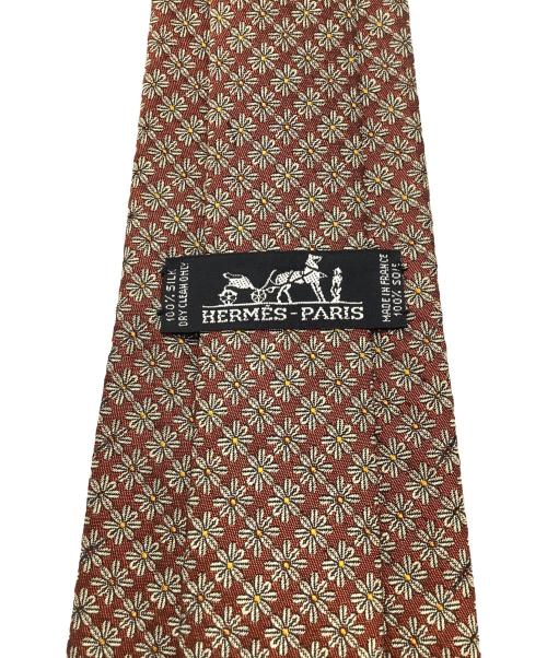 HERMES（エルメス）HERMES (エルメス) ネクタイ ブラウン サイズ:-の古着・服飾アイテム
