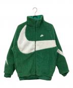 NIKEナイキ）の古着「ウッシュフルジップ ジャケット」｜グリーン×ホワイト