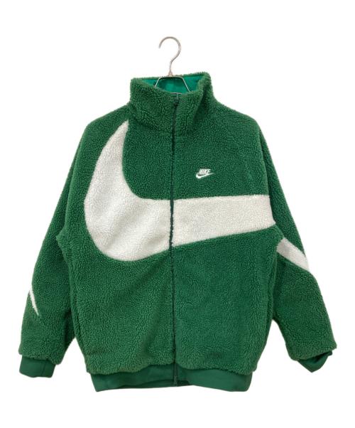 NIKE（ナイキ）NIKE (ナイキ) ウッシュフルジップ ジャケット グリーン×ホワイト サイズ:Lの古着・服飾アイテム