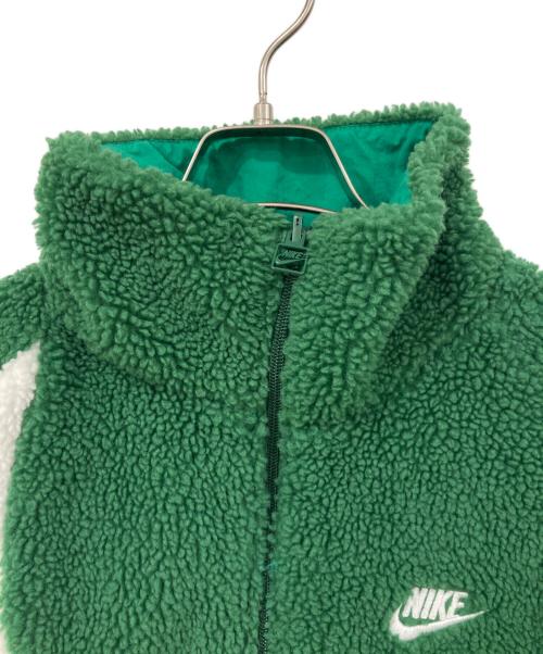 NIKE（ナイキ）NIKE (ナイキ) ウッシュフルジップ ジャケット グリーン×ホワイト サイズ:Lの古着・服飾アイテム