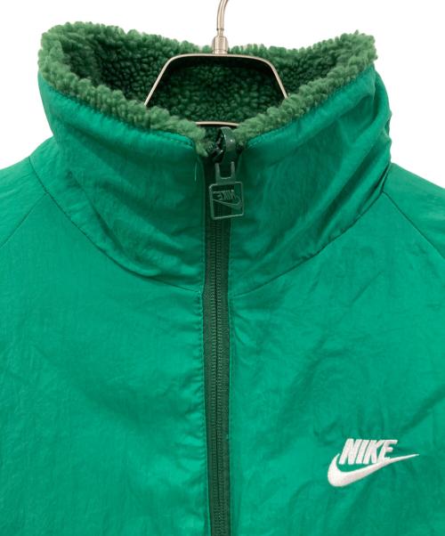 NIKE（ナイキ）NIKE (ナイキ) ウッシュフルジップ ジャケット グリーン×ホワイト サイズ:Lの古着・服飾アイテム