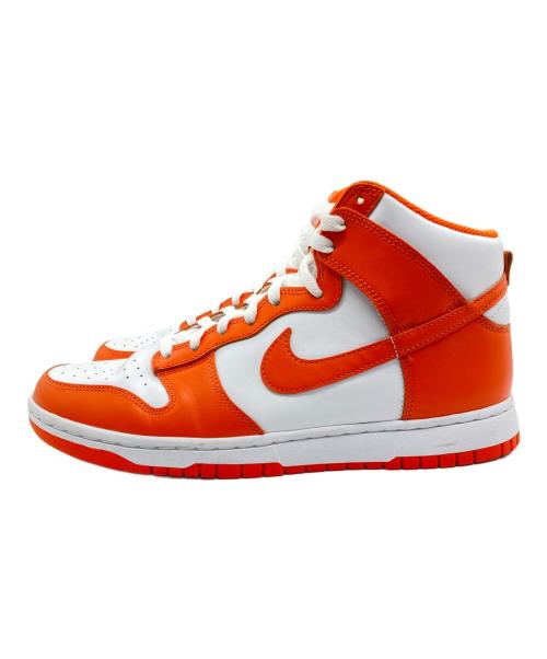 NIKE（ナイキ）NIKE (ナイキ) ハイカットスニーカー/	DUNK HIGH オレンジ×ホワイト サイズ:27.5cmの古着・服飾アイテム