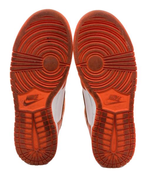 NIKE（ナイキ）NIKE (ナイキ) ハイカットスニーカー/	DUNK HIGH オレンジ×ホワイト サイズ:27.5cmの古着・服飾アイテム