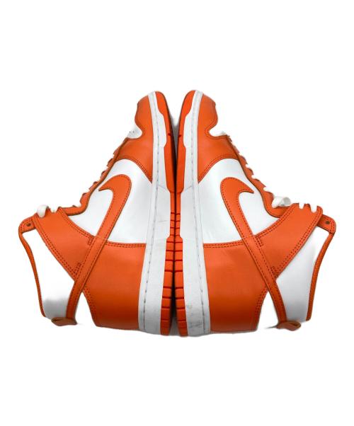 NIKE（ナイキ）NIKE (ナイキ) ハイカットスニーカー/	DUNK HIGH オレンジ×ホワイト サイズ:27.5cmの古着・服飾アイテム