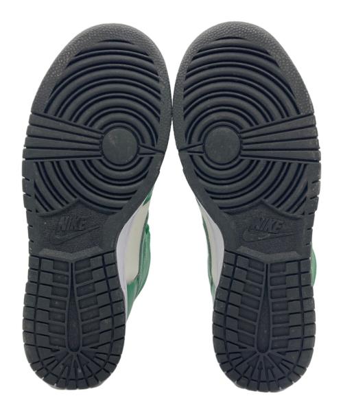 NIKE（ナイキ）NIKE (ナイキ) ハイカットスニーカー ホワイト×グリーン サイズ:27.5cmの古着・服飾アイテム