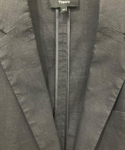 theory（セオリー）theory (セオリー) リネン混テーラードジャケット ブラック サイズ:SIZE 00の古着・服飾アイテム