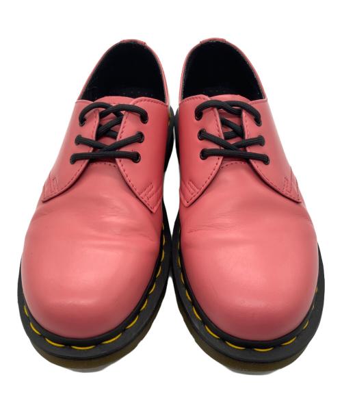 Dr.Martens（ドクターマーチン）Dr.Martens (ドクターマーチン) 3ホールシューズ ピンク×ブラック サイズ:US Mの古着・服飾アイテム