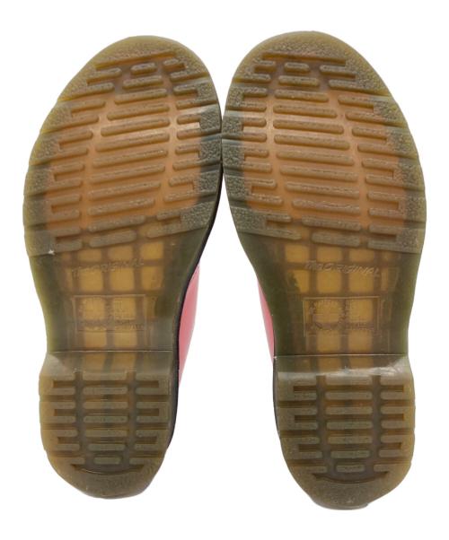 Dr.Martens（ドクターマーチン）Dr.Martens (ドクターマーチン) 3ホールシューズ ピンク×ブラック サイズ:US Mの古着・服飾アイテム