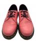 中古・古着 Dr.Martens (ドクターマーチン) 3ホールシューズ ピンク×ブラック サイズ:US M：13000円