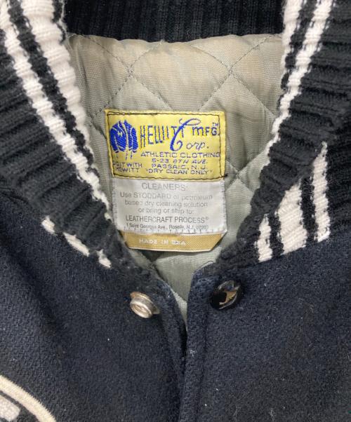 HEWITT MFG（ヒューイットエフエムジー）HEWITT MFG (ヒューイットエフエムジー) スタジャン ブラック サイズ:SIZE 48の古着・服飾アイテム