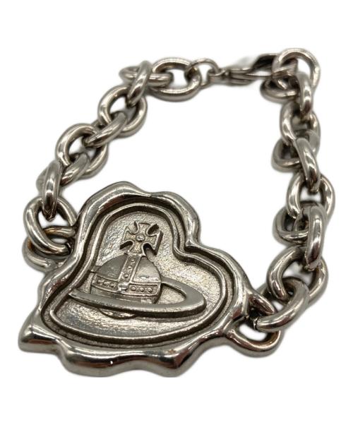 Vivienne Westwood（ヴィヴィアンウエストウッド）Vivienne Westwood (ヴィヴィアンウエストウッド) ハートブレスレット シルバーカラーの古着・服飾アイテム