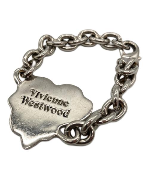 Vivienne Westwood（ヴィヴィアンウエストウッド）Vivienne Westwood (ヴィヴィアンウエストウッド) ハートブレスレット シルバーカラーの古着・服飾アイテム