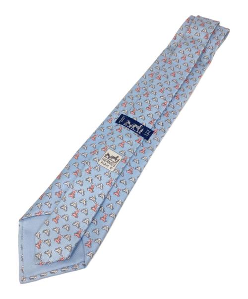 HERMES（エルメス）HERMES (エルメス) ネクタイ スカイブルー サイズ:-の古着・服飾アイテム
