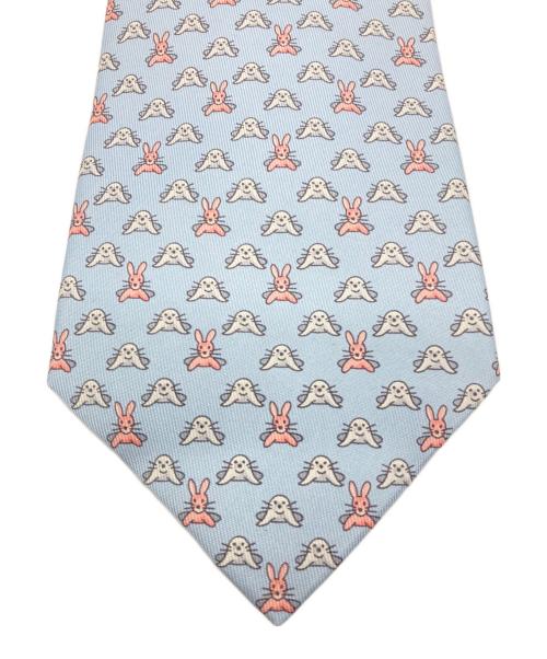 HERMES（エルメス）HERMES (エルメス) ネクタイ スカイブルー サイズ:-の古着・服飾アイテム