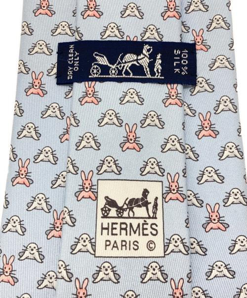 HERMES（エルメス）HERMES (エルメス) ネクタイ スカイブルー サイズ:-の古着・服飾アイテム
