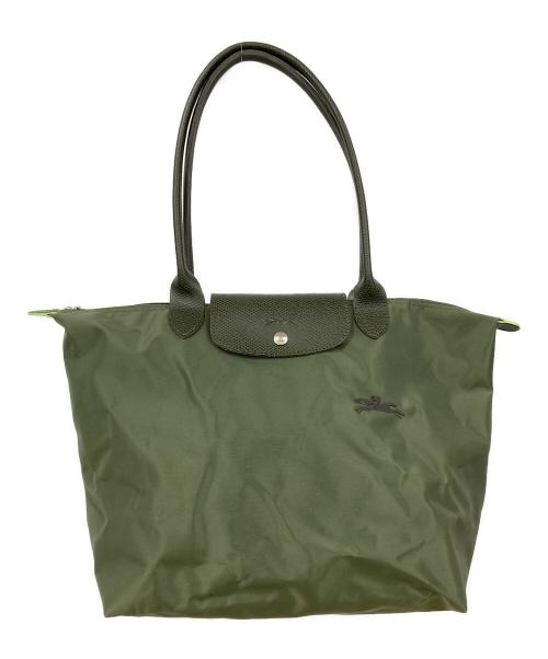 LONGCHAMP（ロンシャン）LONGCHAMP (ロンシャン) トートバッグ グリーンの古着・服飾アイテム