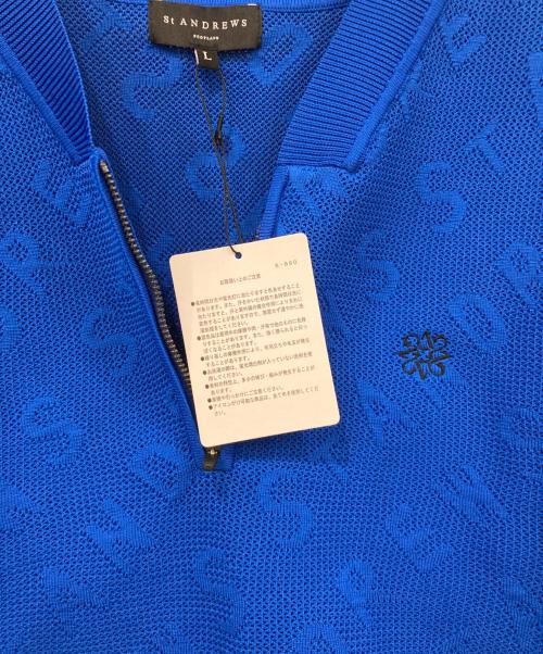 St ANDREWS（セントアンドリュース）St ANDREWS (セントアンドリュース) ゴルフウェア(トップス) ブルー サイズ:Lサイズの古着・服飾アイテム