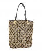 GUCCIグッチ）の古着「トートバッグ」｜ベージュ