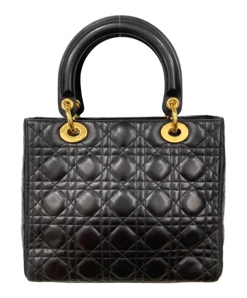 Christian Dior（クリスチャン ディオール）Christian Dior (クリスチャン ディオール) ショルダーバッグ/レディディオール ブラックの古着・服飾アイテム