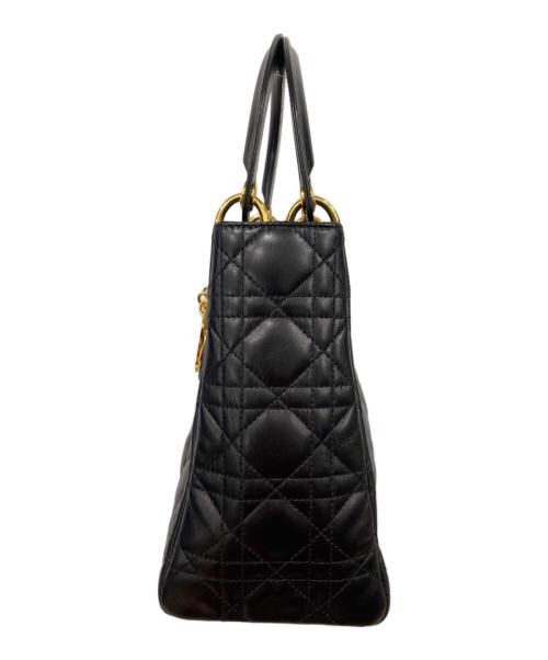 Christian Dior（クリスチャン ディオール）Christian Dior (クリスチャン ディオール) ショルダーバッグ/レディディオール ブラックの古着・服飾アイテム