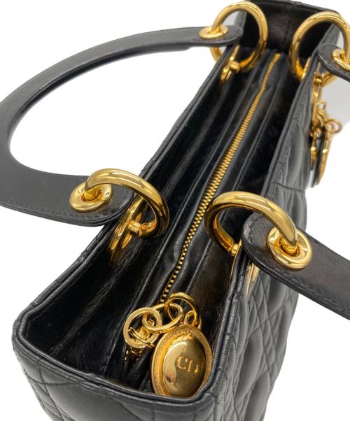 Christian Dior（クリスチャン ディオール）Christian Dior (クリスチャン ディオール) ショルダーバッグ/レディディオール ブラックの古着・服飾アイテム