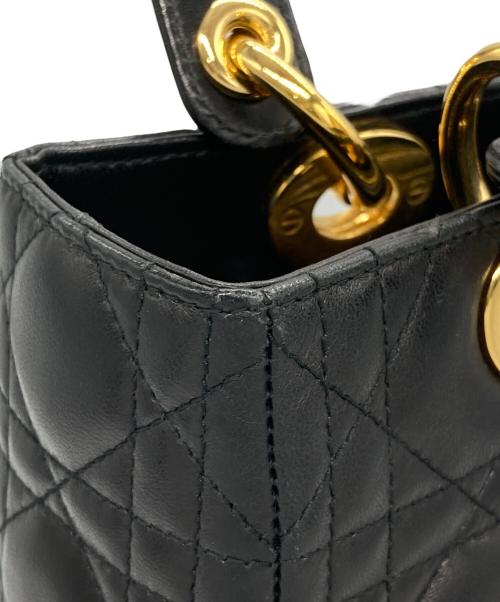 Christian Dior（クリスチャン ディオール）Christian Dior (クリスチャン ディオール) ショルダーバッグ/レディディオール ブラックの古着・服飾アイテム