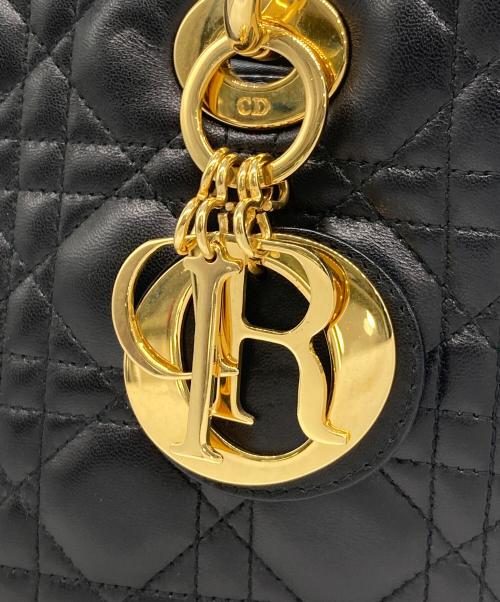 Christian Dior（クリスチャン ディオール）Christian Dior (クリスチャン ディオール) ショルダーバッグ/レディディオール ブラックの古着・服飾アイテム