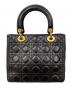 Christian Dior (クリスチャン ディオール) ショルダーバッグ/レディディオール ブラック：180000円