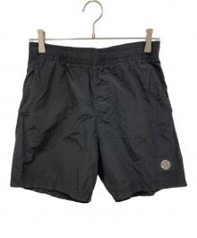 STONE ISLAND（ストーンアイランド）の古着「ナイロンメタルスイムショーツ」｜ブラック