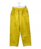 SHIPS anyシップスエニィ）の古着「ワイドパンツ」｜イエロー