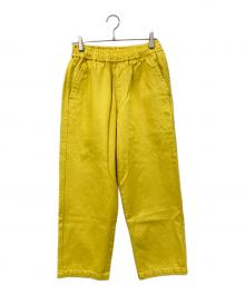 SHIPS any（シップスエニィ）の古着「ワイドパンツ」｜イエロー