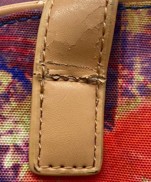 Vivienne Westwood（ヴィヴィアンウエストウッド）Vivienne Westwood (ヴィヴィアンウエストウッド) キャンバストートバッグ オレンジの古着・服飾アイテム