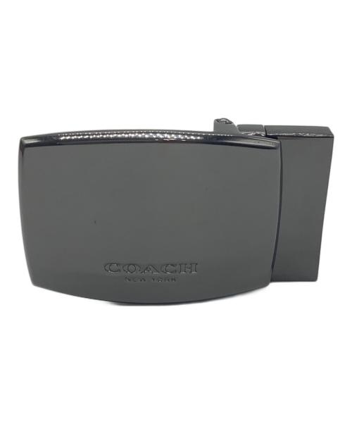 COACH（コーチ）COACH (コーチ) バックル カット トゥ サイズ リバーシブル ベルト ブラックの古着・服飾アイテム