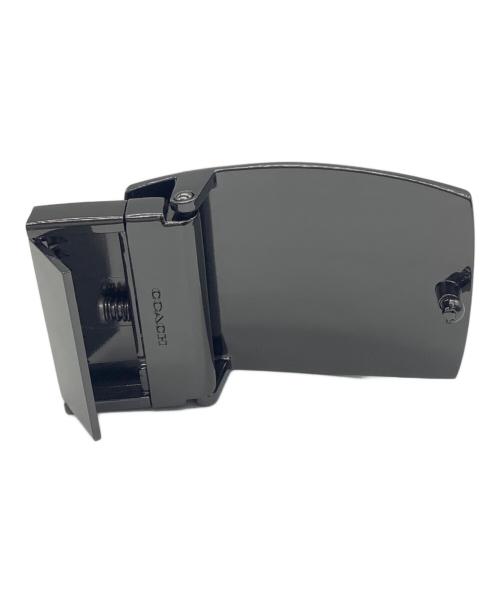 COACH（コーチ）COACH (コーチ) バックル カット トゥ サイズ リバーシブル ベルト ブラックの古着・服飾アイテム