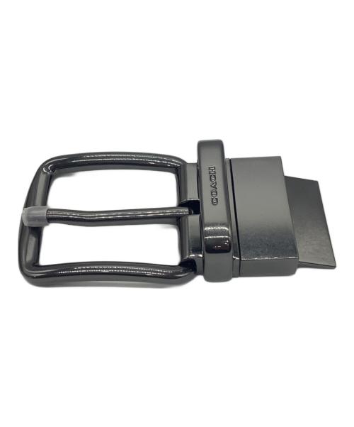 COACH（コーチ）COACH (コーチ) バックル カット トゥ サイズ リバーシブル ベルト ブラックの古着・服飾アイテム