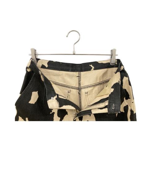 BADWAY（バッドウェイ）BADWAY (バッドウェイ) Cow Pattern Pants ベージュ×ブラック サイズ:Mサイズの古着・服飾アイテム