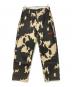 BADWAY（バッドウェイ）の古着「Cow Pattern Pants」｜ベージュ×ブラック