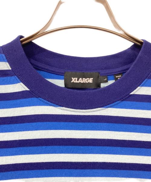 X-LARGE（エクストララージ）X-LARGE (エクストララージ) 半袖カットソー ブルー サイズ:Lサイズの古着・服飾アイテム