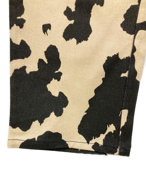 BADWAY（バッドウェイ）BADWAY (バッドウェイ) Cow Pattern Pants ベージュ×ブラック サイズ:Lサイズの古着・服飾アイテム