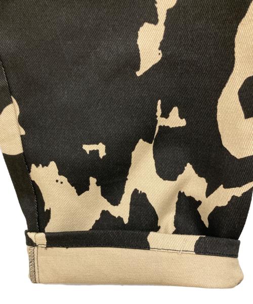 BADWAY（バッドウェイ）BADWAY (バッドウェイ) Cow Pattern Pants ベージュ×ブラック サイズ:Lサイズの古着・服飾アイテム